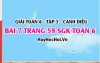 Giải bài 7 trang 59 Toán 6 Tập 1 SGK Cánh Diều